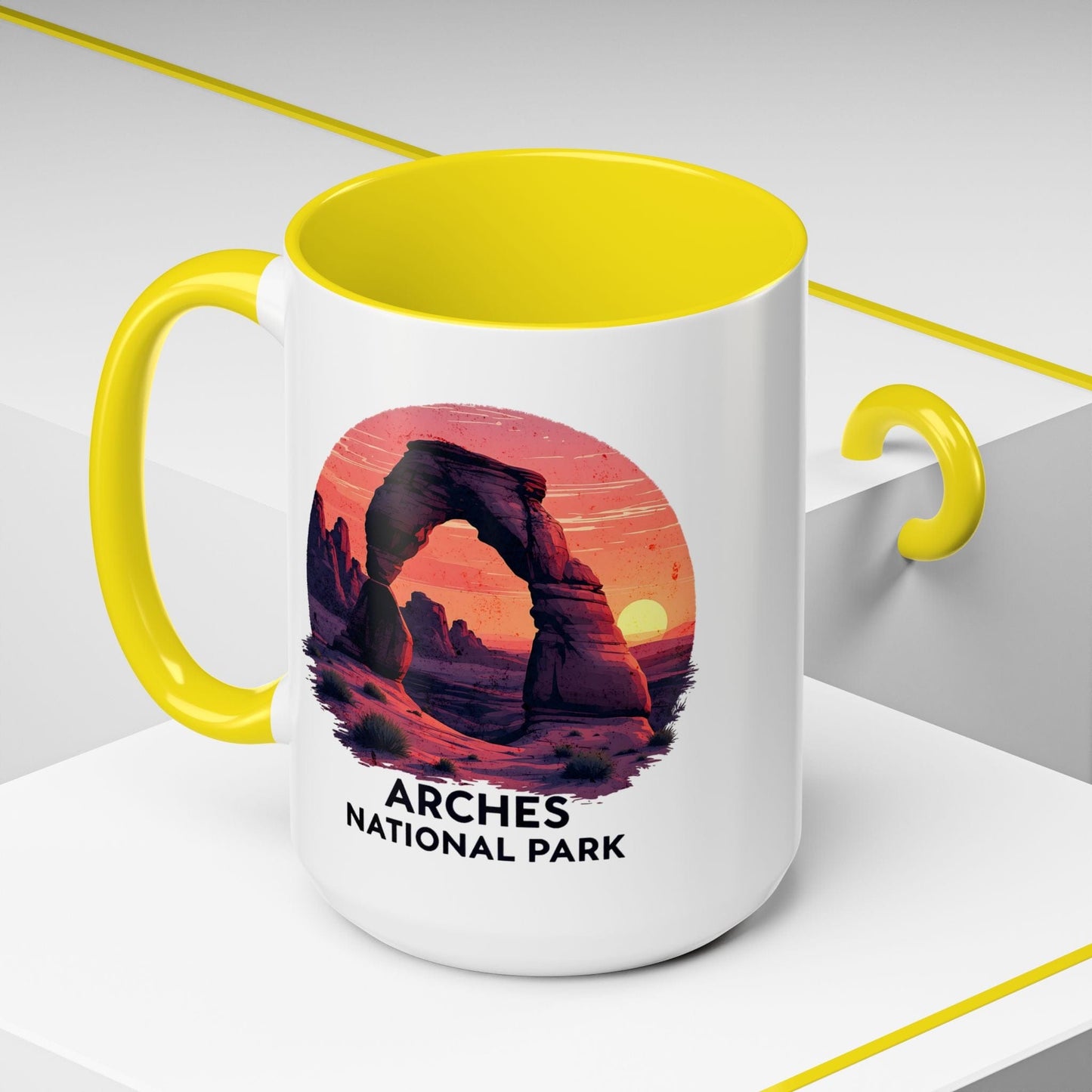Arches National Park, Utah 15oz Mug Yellow / 15oz