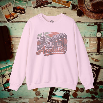Asakusa, Japan - 80's Vintage Crewneck Light Pink / S