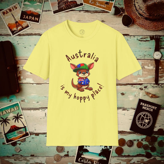 Australia is my hoppy place! T-Shirt Cornsilk / S