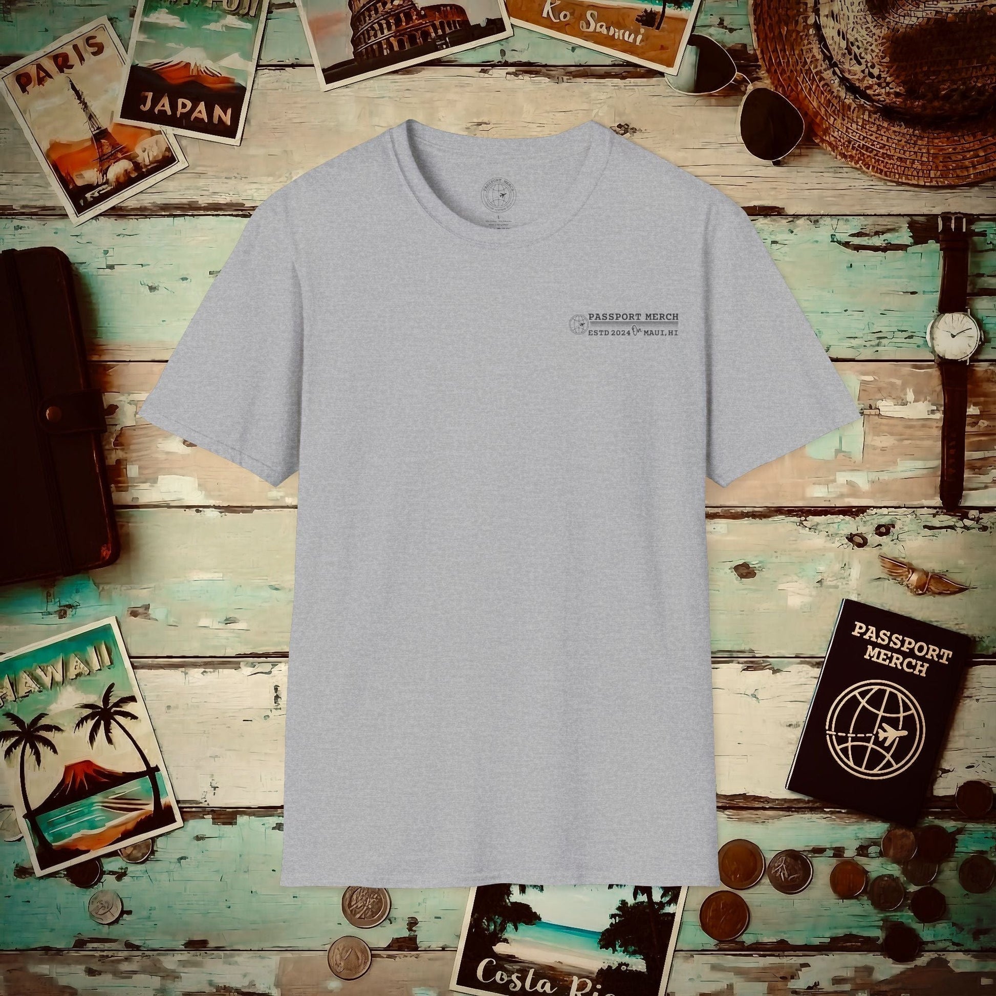 Australia Vintage Flag Back Print T-Shirt