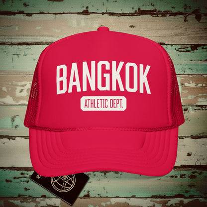 Bangkok Athletic Dept. Hawaii Trucker Hat Red / One size