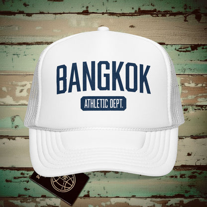 Bangkok Athletic Dept. Hawaii Trucker Hat White / One size