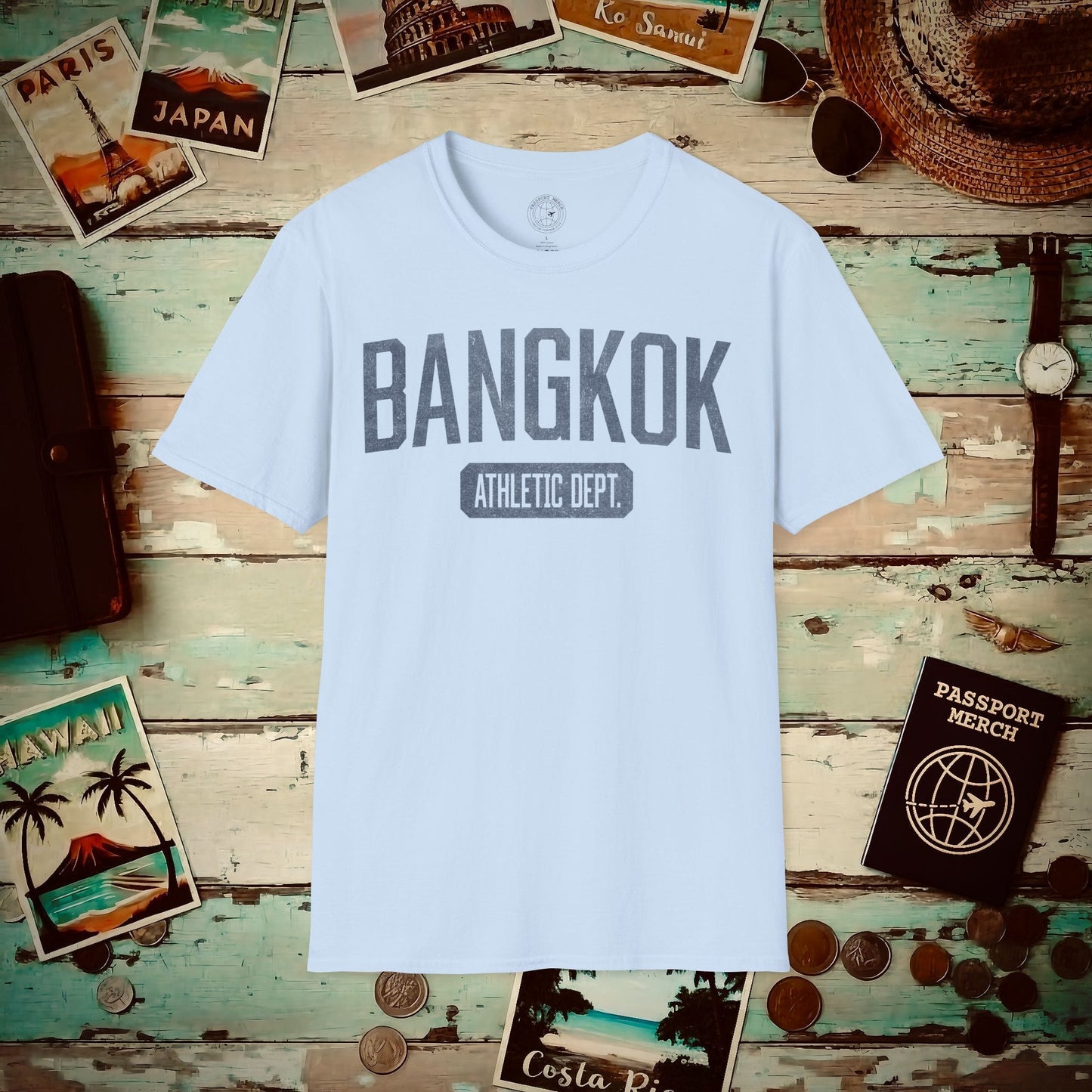 Bangkok Athletic Dept. Thailand T-Shirt Light Blue / S