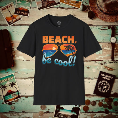 Beach, be cool! California T-Shirt Black / S