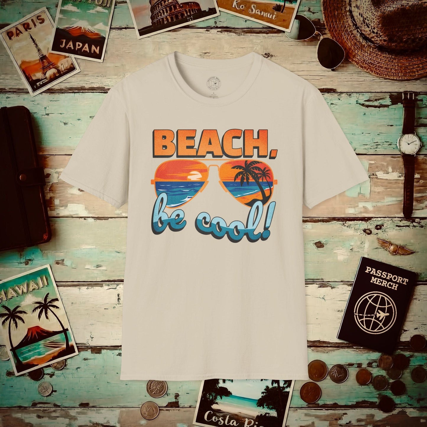 Beach, be cool! California T-Shirt Sand / S