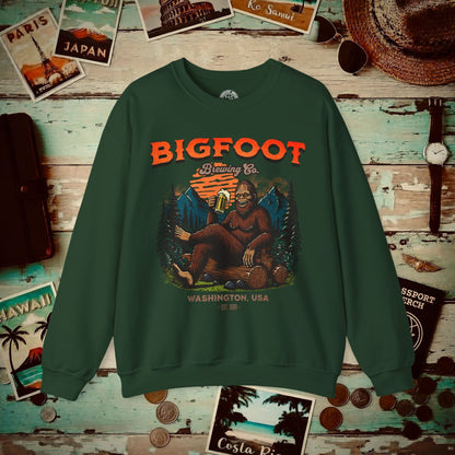 Bigfoot Brewing Company, Washington Crewneck Forest Green / S