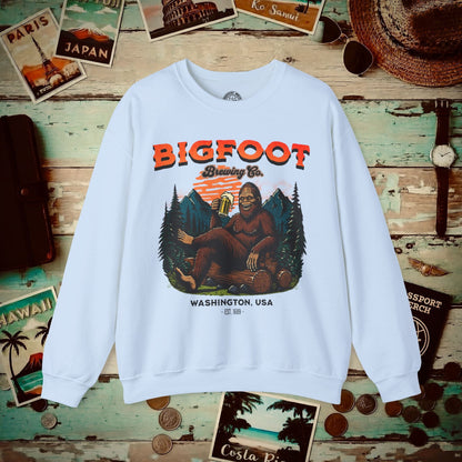 Bigfoot Brewing Company, Washington Crewneck Light Blue / S
