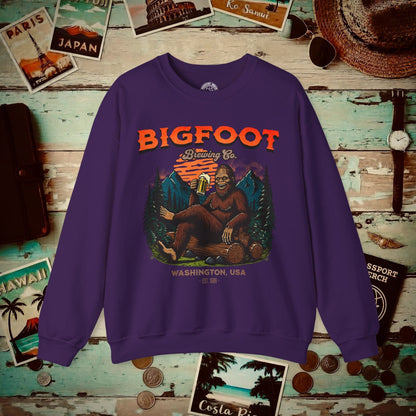 Bigfoot Brewing Company, Washington Crewneck Purple / S