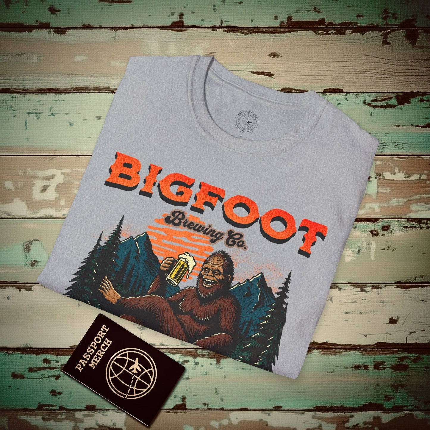 Bigfoot Brewing Company, Washington T-Shirt Sport Grey / S