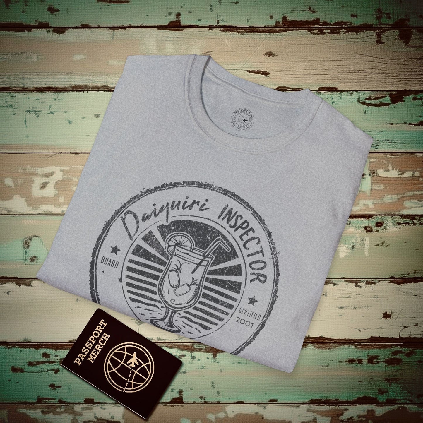 Board Certified Daiquiri Inspector, Cuba T-Shirt Sport Grey / S