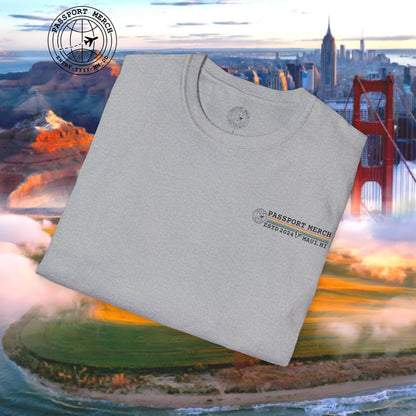 Breckenridge Colorado - Vibrant Ski Retro Back Print T-Shirt