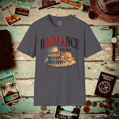 bROMAnce, Rome Italy T-Shirt Charcoal / S