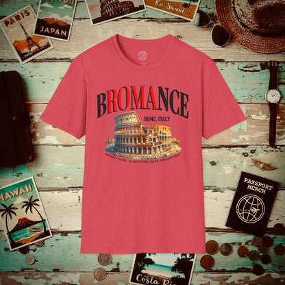 bROMAnce, Rome Italy T-Shirt Heather Red / S