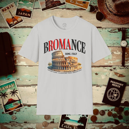 bROMAnce, Rome Italy T-Shirt Ice Grey / S