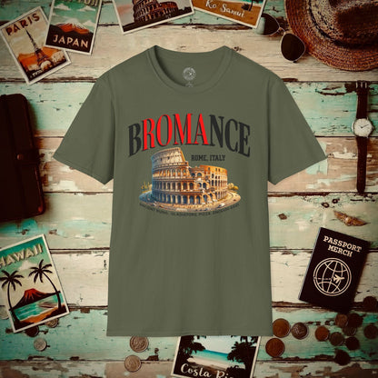 bROMAnce, Rome Italy T-Shirt Military Green / S