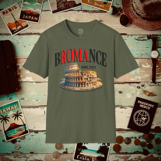 bROMAnce, Rome Italy T-Shirt Military Green / S