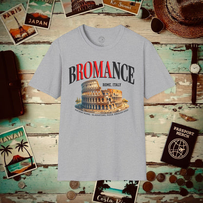bROMAnce, Rome Italy T-Shirt Sport Grey / S
