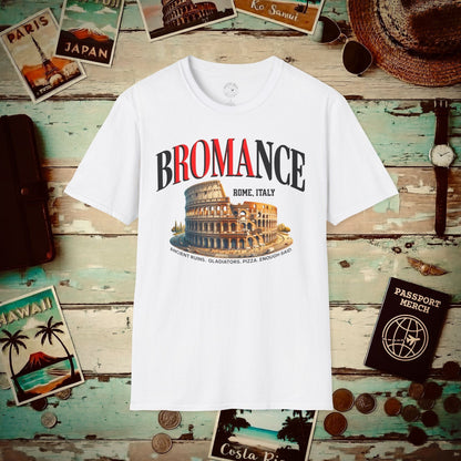 bROMAnce, Rome Italy T-Shirt White / S