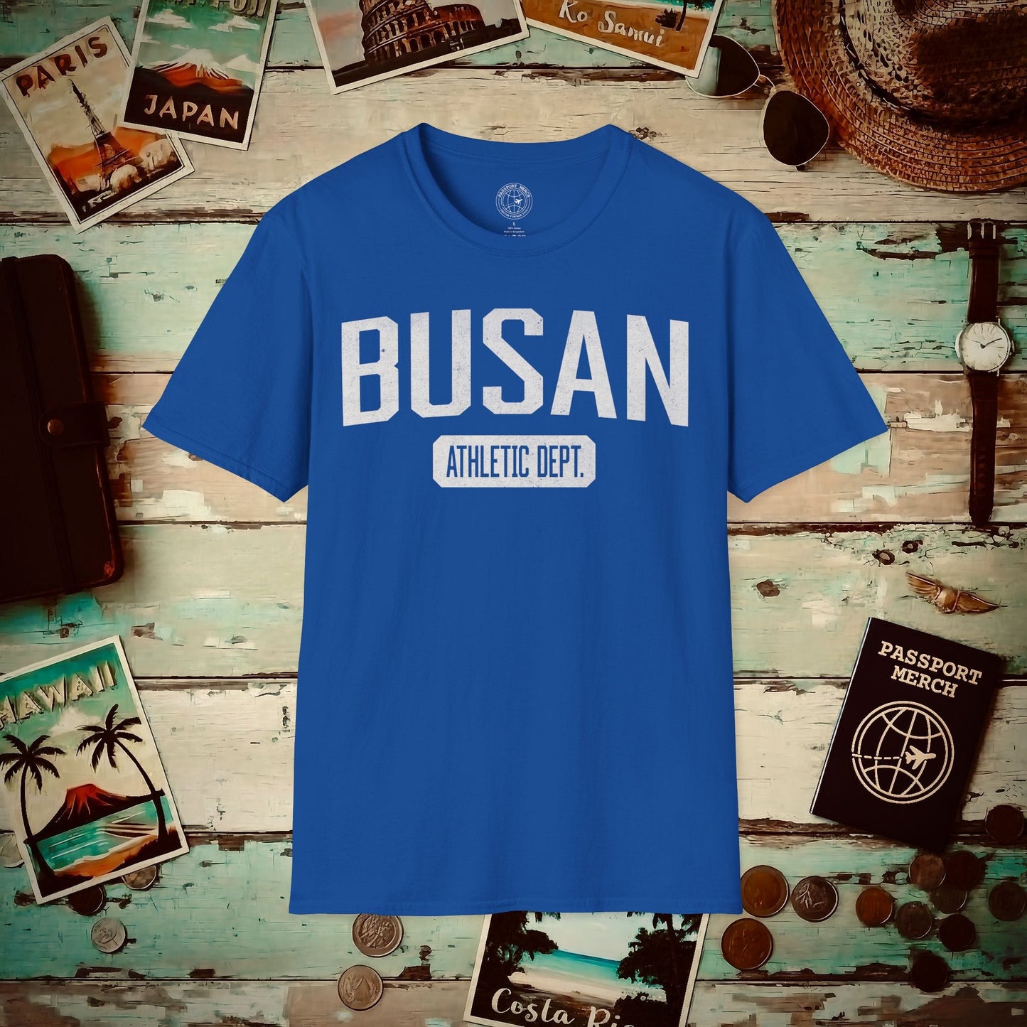 Busan Athletic Dept. Korea T-Shirt Royal / S
