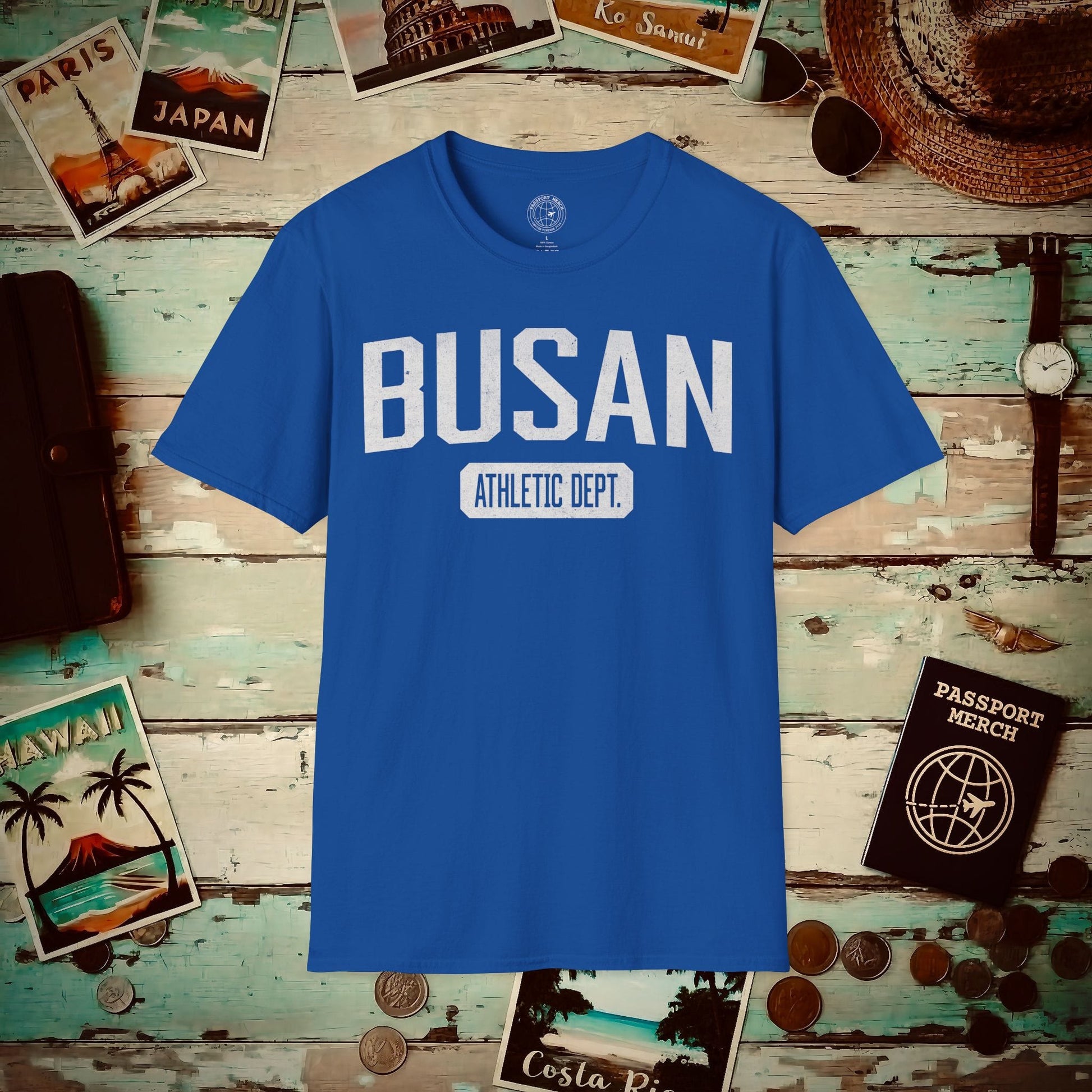 Busan Athletic Dept. Korea T-Shirt Royal / S