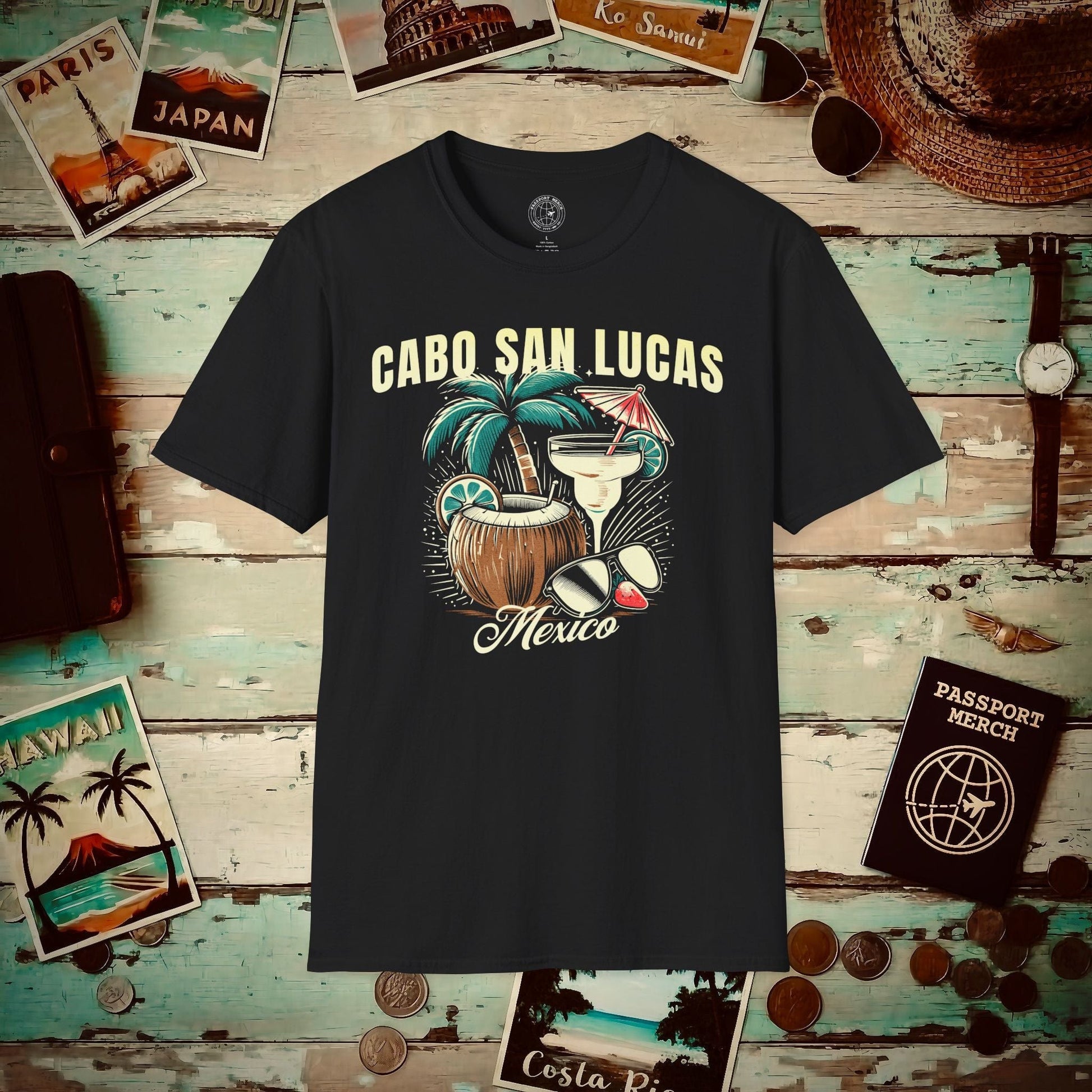 Cabo San Lucas Mexico T-Shirt Black / S