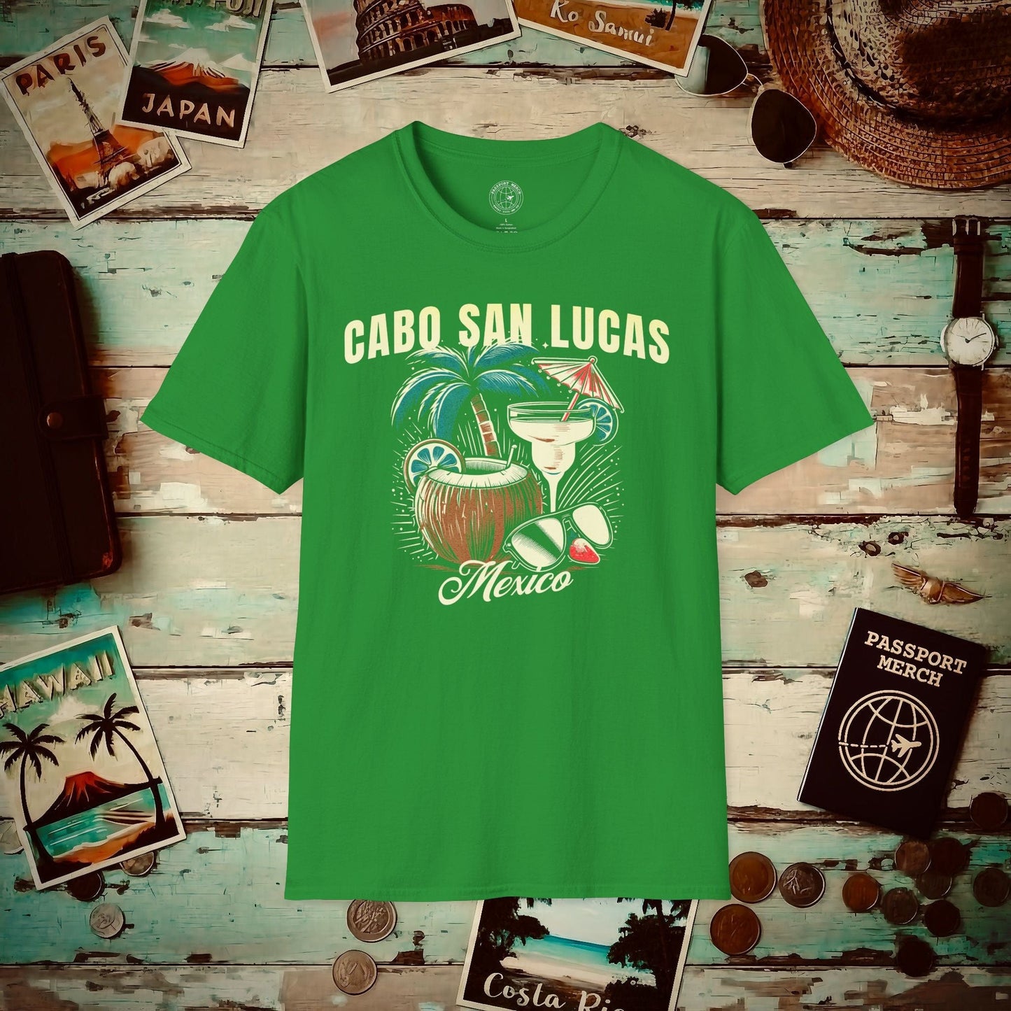 Cabo San Lucas Mexico T-Shirt Irish Green / S