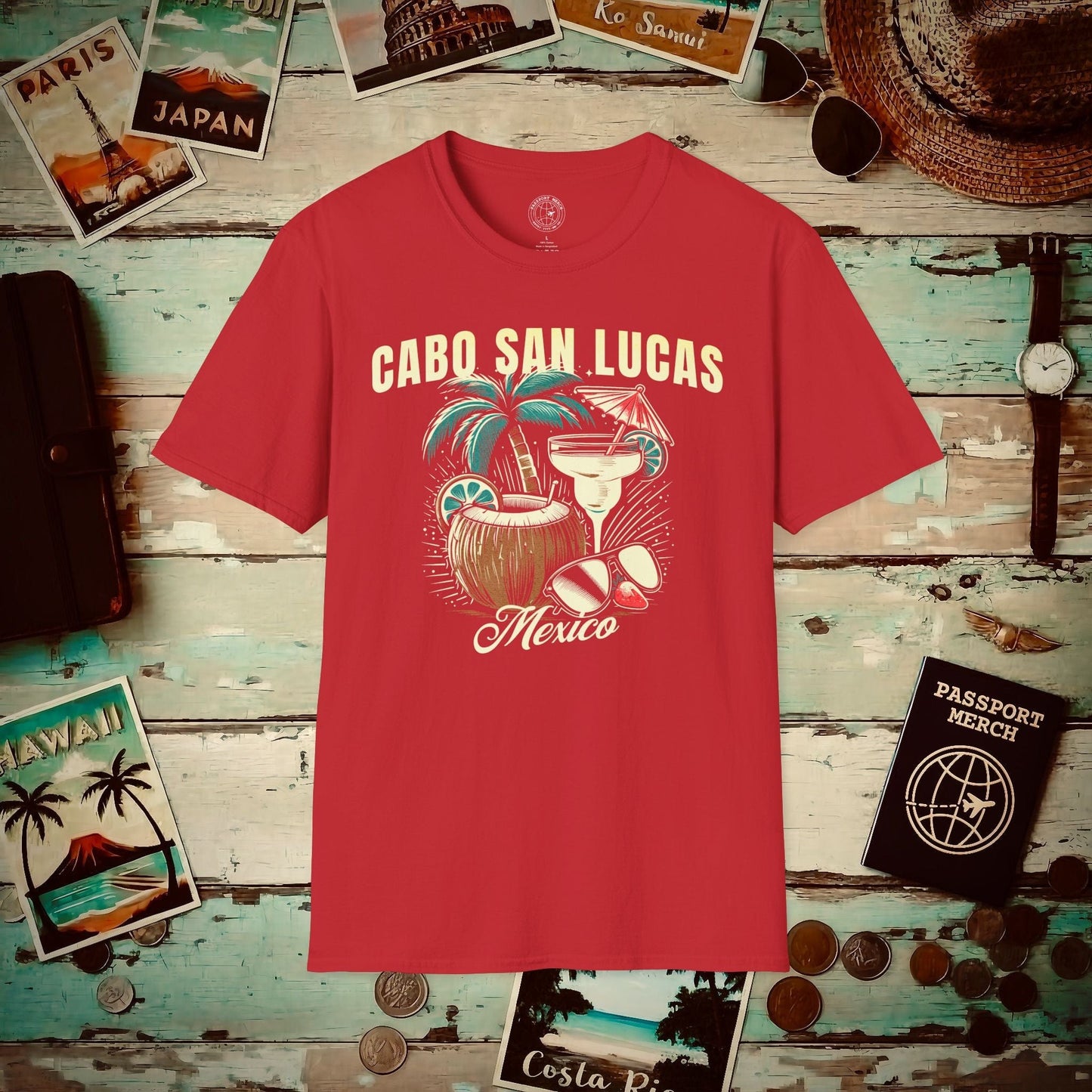 Cabo San Lucas Mexico T-Shirt Red / S