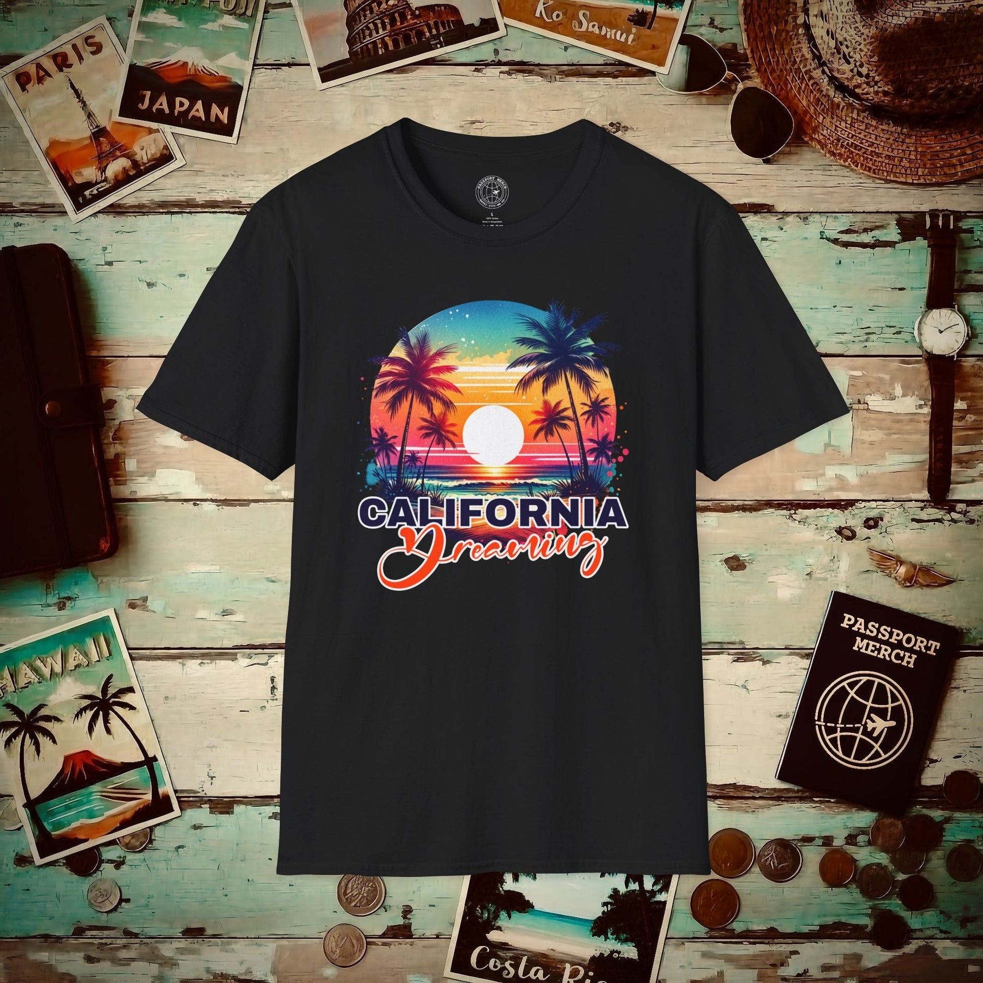 California Dreaming T-Shirt Black / S