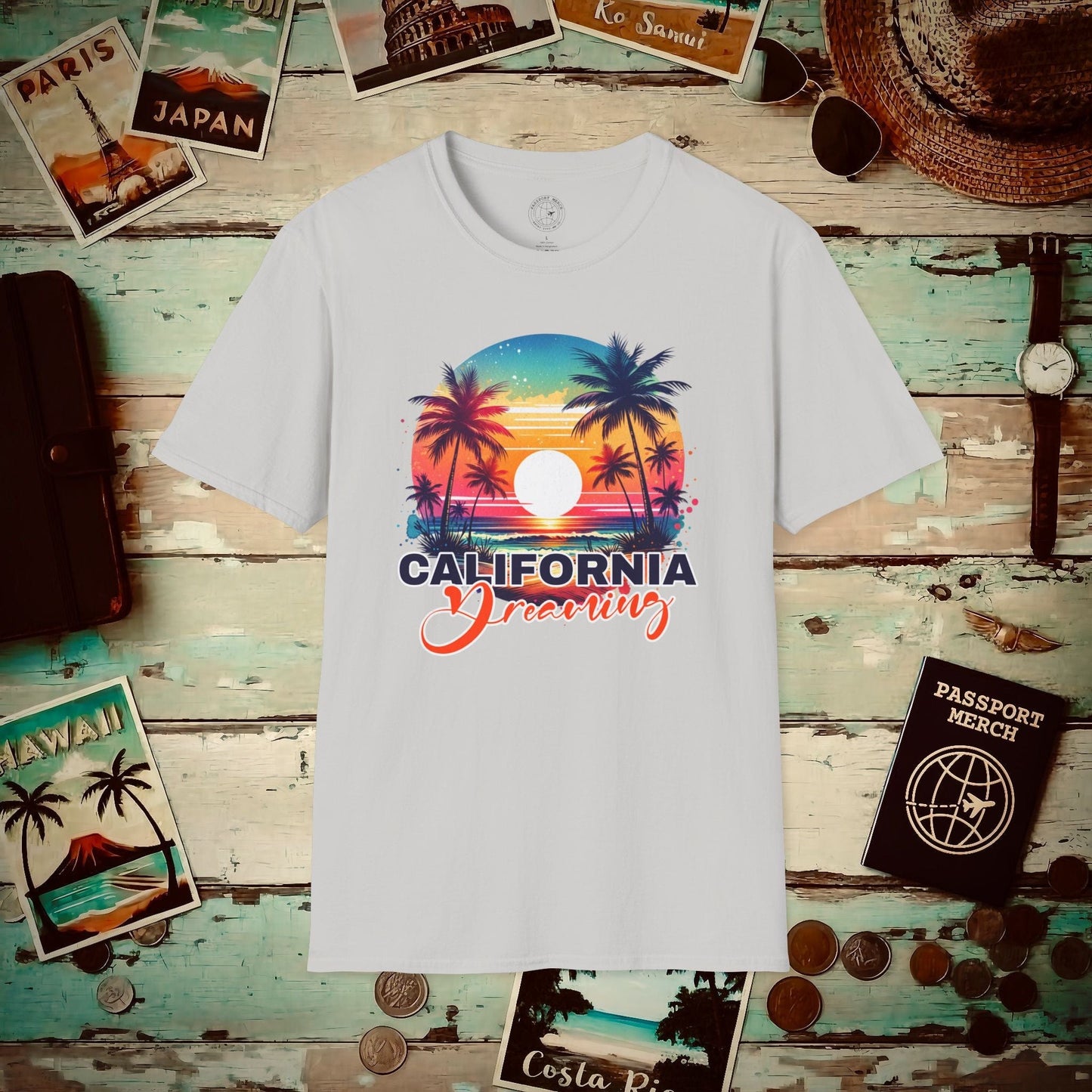 California Dreaming T-Shirt Ice Grey / S