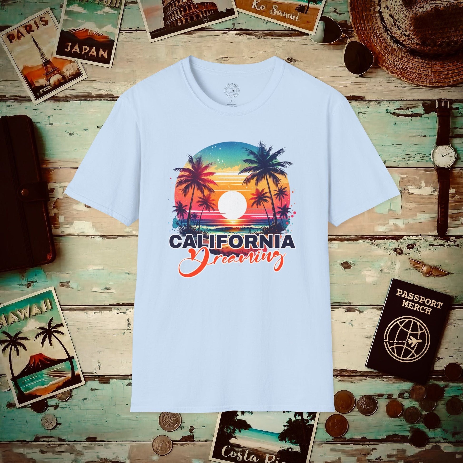 California Dreaming T-Shirt Light Blue / S