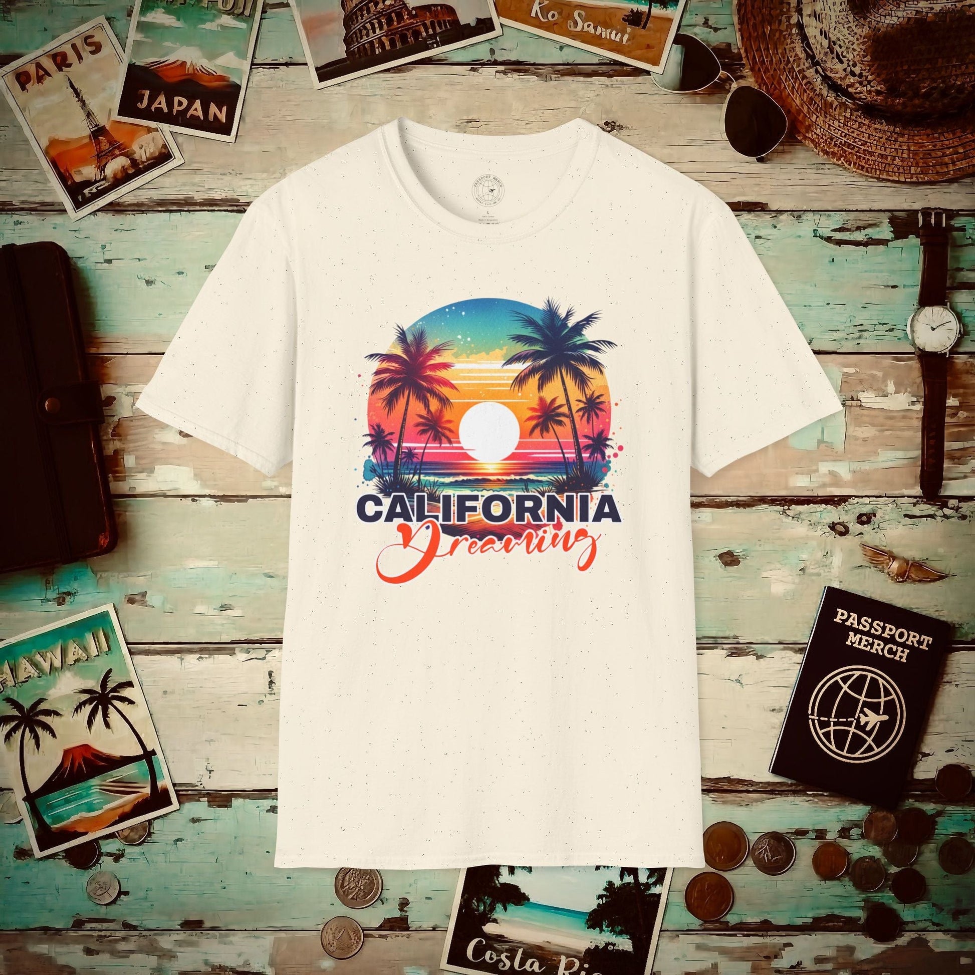 California Dreaming T-Shirt Natural / S