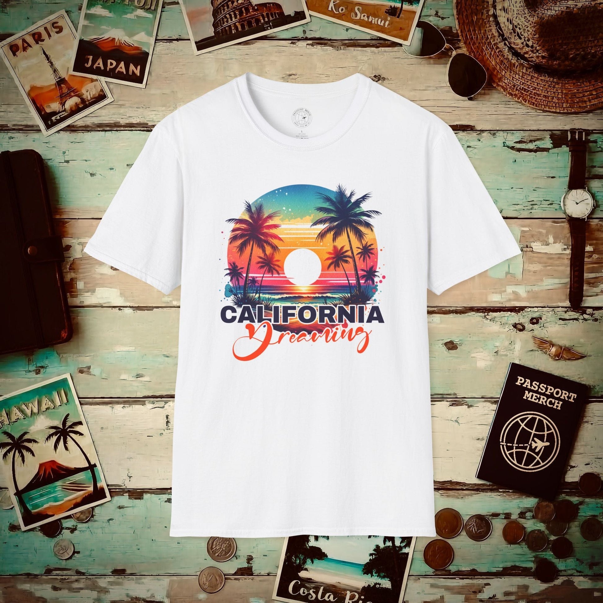 California Dreaming T-Shirt White / S