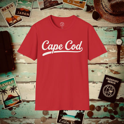 Cape Cod, Massachusetts (League Series) T-Shirt Red / S