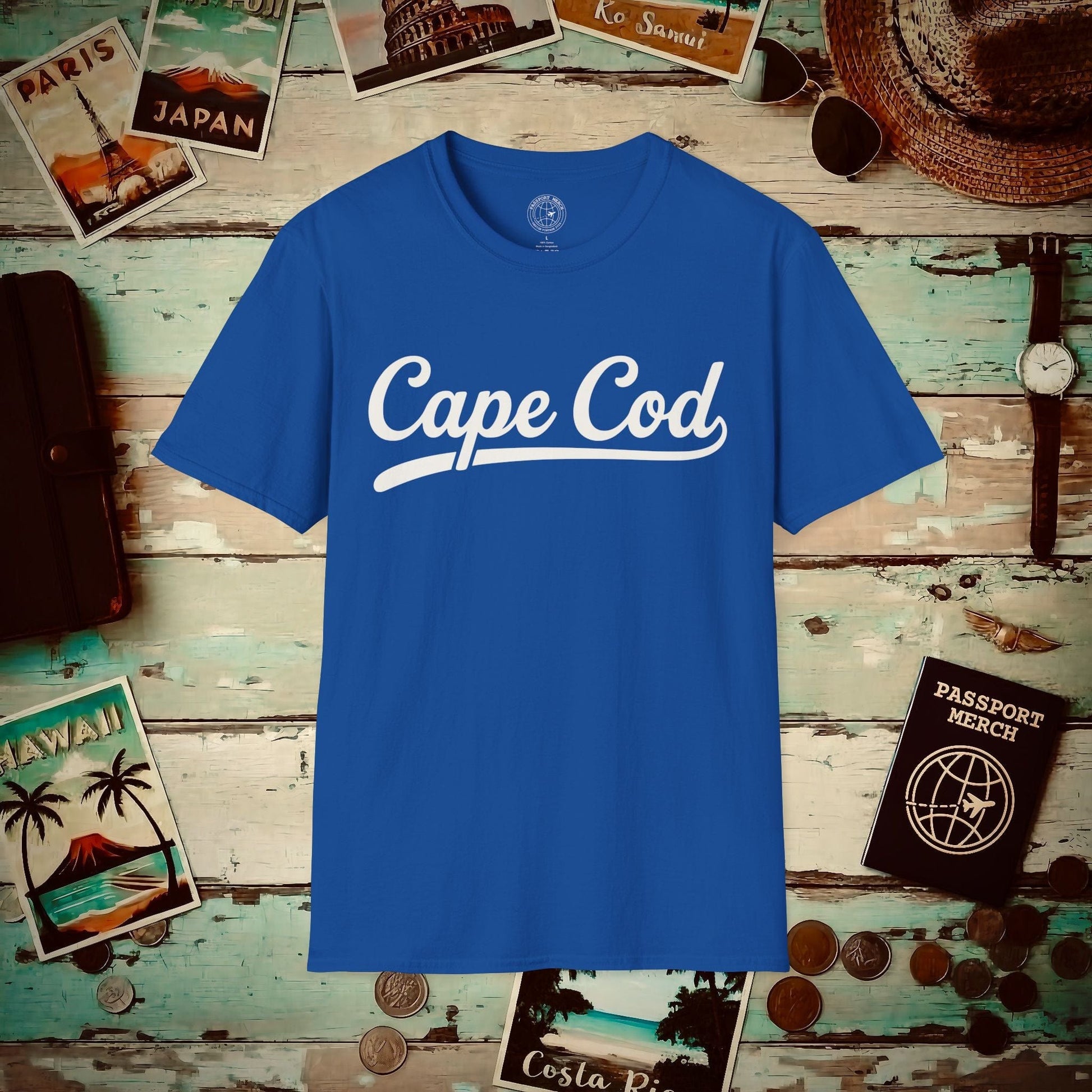 Cape Cod, Massachusetts (League Series) T-Shirt Royal / S