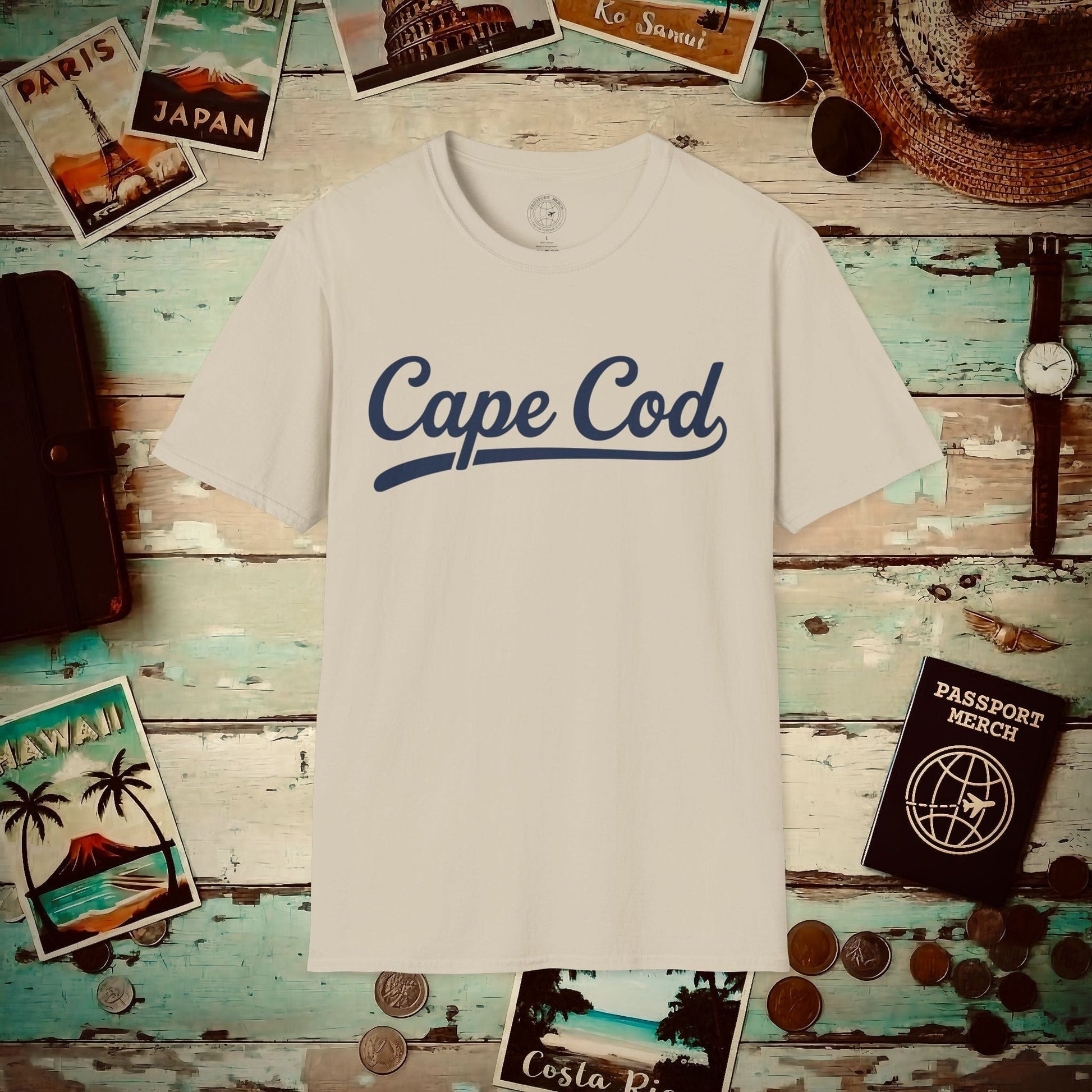 Cape Cod, Massachusetts (League Series) T-Shirt Sand / S