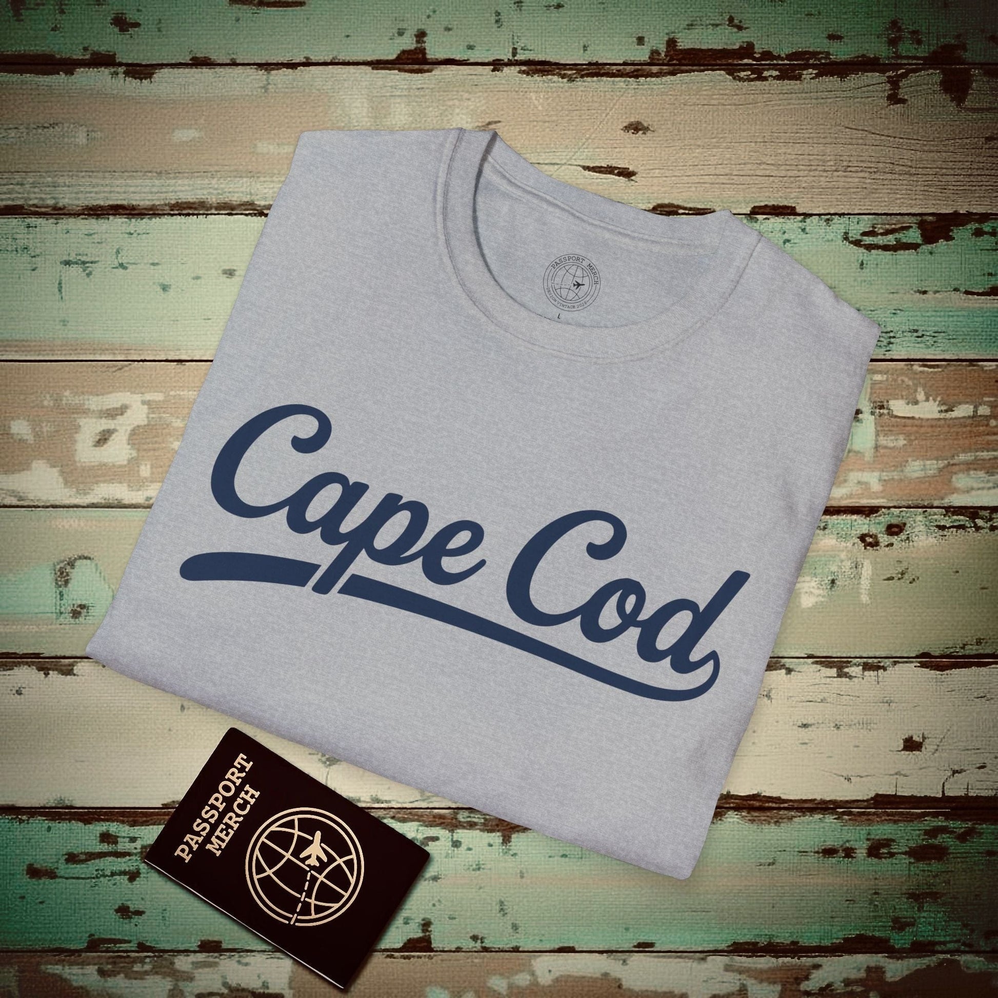 Cape Cod, Massachusetts (League Series) T-Shirt Sport Grey / S