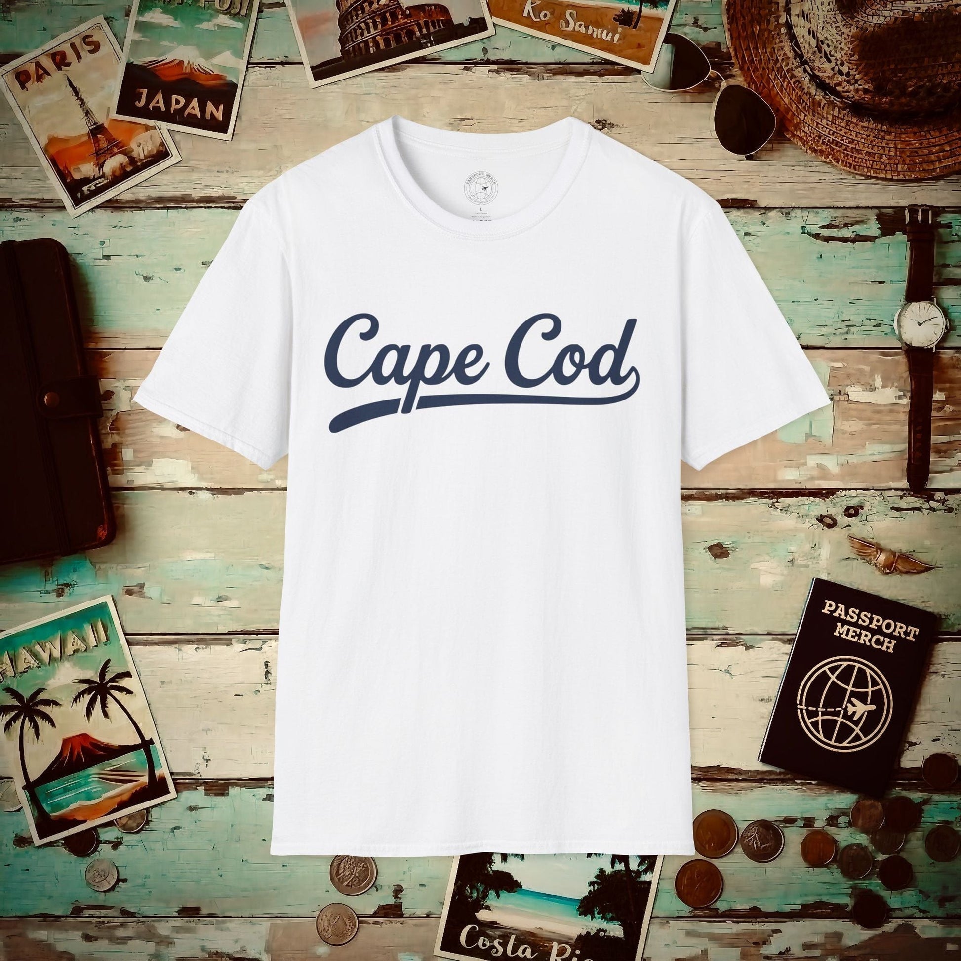 Cape Cod, Massachusetts (League Series) T-Shirt White / S