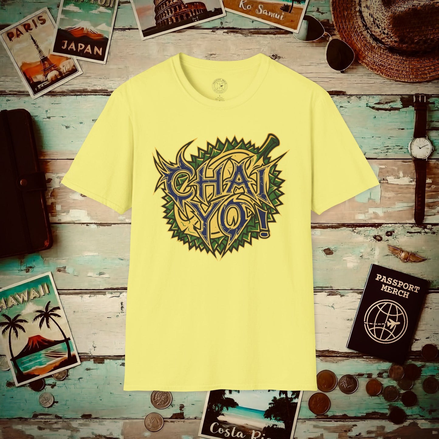 Chai Yo! Durian, Thailand T-Shirt Cornsilk / S