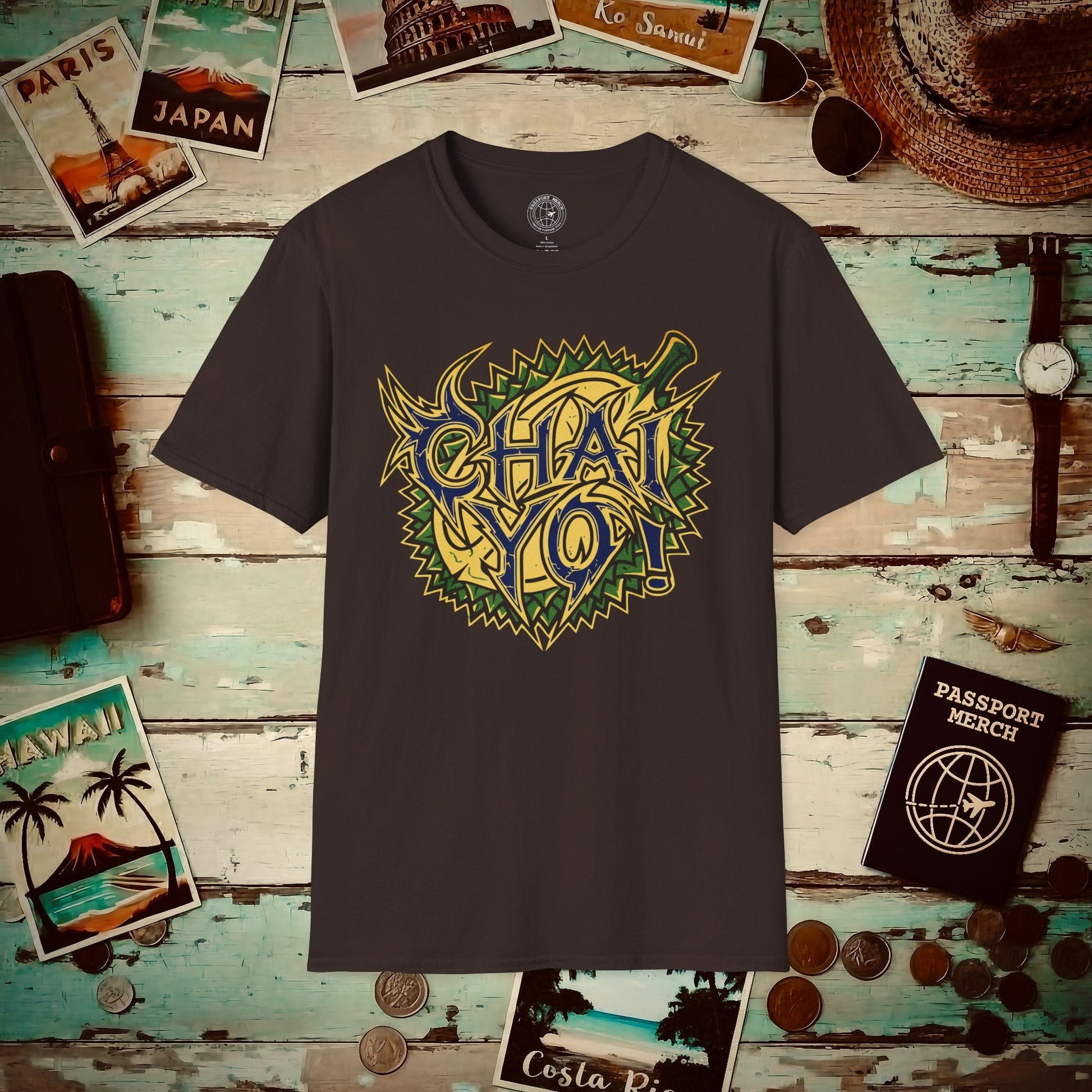 Chai Yo! Durian, Thailand T-Shirt Dark Chocolate / S