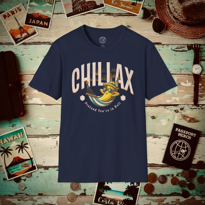 Chillax, Pretend you're in Bali, Indonesia T-Shirt Navy / S