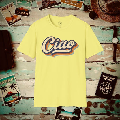 Ciao (Classic 70s), Italy T-Shirt Cornsilk / S