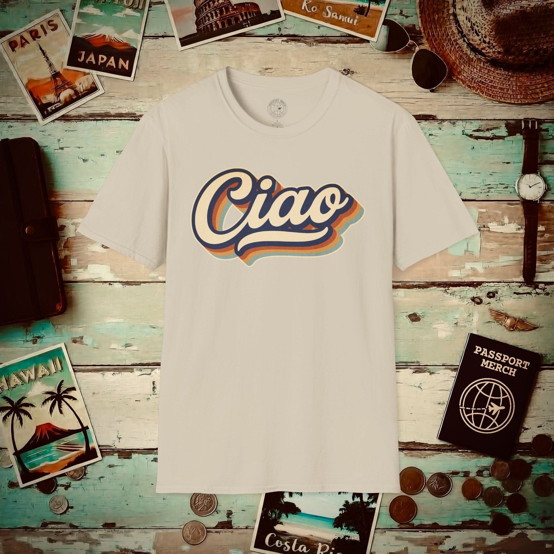 Ciao (Classic 70s), Italy T-Shirt Sand / S