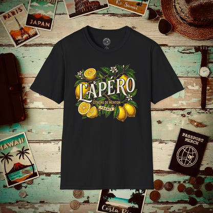 Citrons de Menton, France T-Shirt Black / S