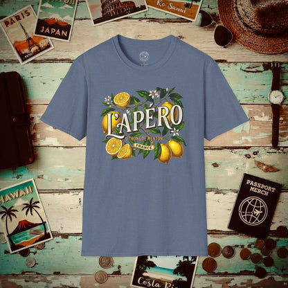 Citrons de Menton, France T-Shirt Heather Indigo / S