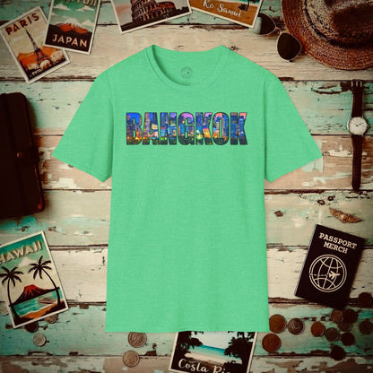 City Window Bangkok Thailand T-Shirt Heather Irish Green / S