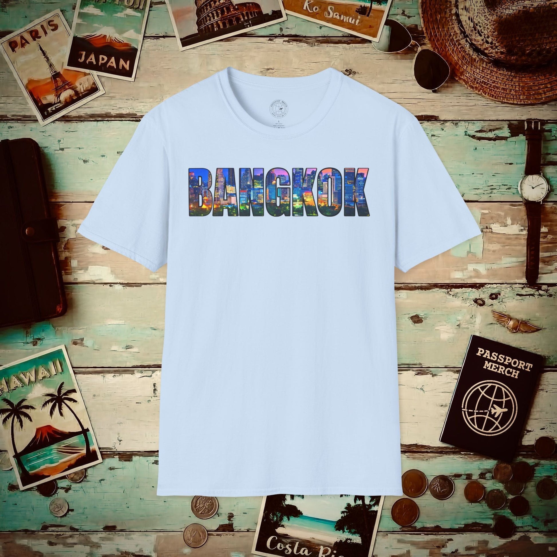 City Window Bangkok Thailand T-Shirt Light Blue / S