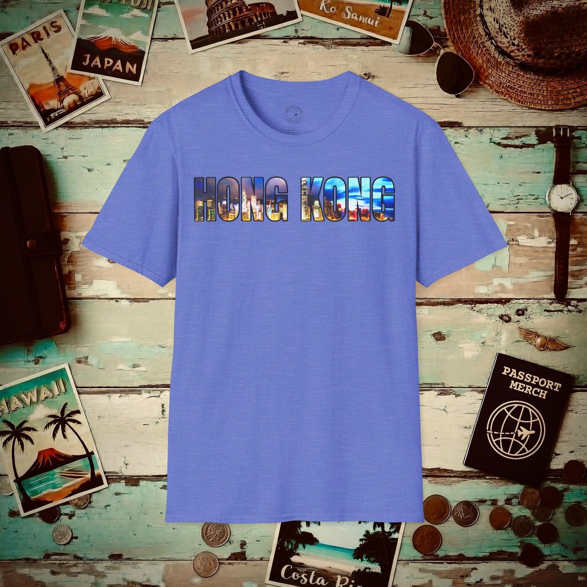 City Window Hong Kong T-Shirt Heather Royal / S