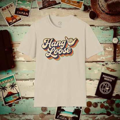 Classic 70s, Hang Loose, Hawaii T-Shirt Sand / S