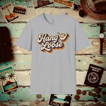 Classic 70s, Hang Loose, Hawaii T-Shirt Sport Grey / S