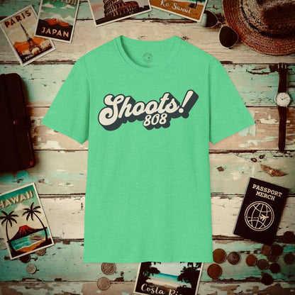 Classic 70s, Shoots! 808, Hawaii T-Shirt Heather Irish Green / S